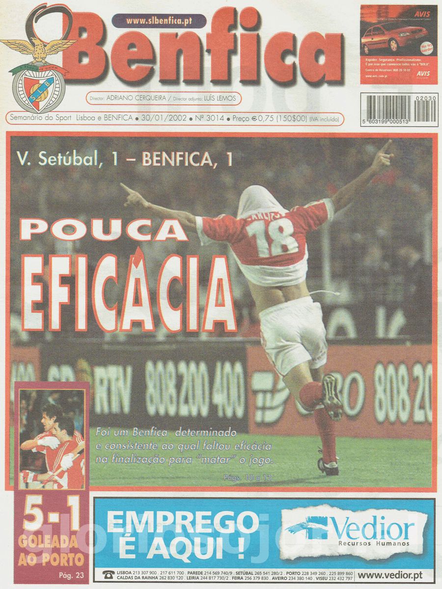 jornal o benfica 3014 2002-01-30